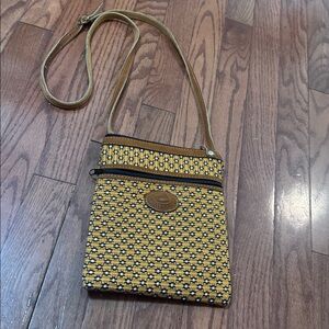 Guatemala Yellow and Black Crossbody Bag
